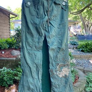 Miss Me Green Cargo Pants Size S